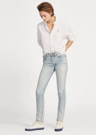 Women's Polo Ralph Lauren Callen High-Rise Slim Jeans | 403926GTM